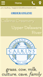 Mobile Screenshot of calkinscreamery.com
